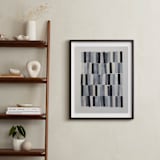 "tonality III" - Art Print in Slate by Sara Hicks Malone - In a Room