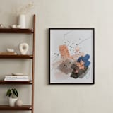 "Divide #1" - Art Print in Pacific Blue by Christine Olmstead - In a Room