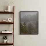 "Pine Forest" - Art Print in White by Crystal Lynn Collins - In a Room