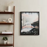 "Roaming" - Art Print in Ink and Pink by Jeannine Chanin Penn - In a Room