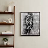 "Figure on Figure" - Art Print in Noir by Allison Belolan - In a Room
