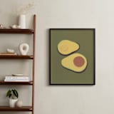 "avocado" - Art Print in Hass Green by Elliot Stokes - In a Room