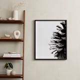 "Pine Cone" - Art Print in grey by Alexis Arnold - In a Room