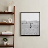 "I'm watching you" - Art Print in Black and White by Claudia Orengo - In a Room