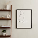 "Composed" - Art Print in Nude by A Conger - In a Room