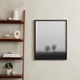 "Couple in the Fog" - Art Print in Morning Grey by Gabrial Reising - In a Room