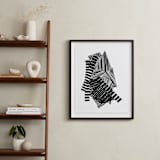 "Layers" - Art Print in Black and White by Jaime Derringer - In a Room