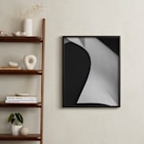 "Swept Away I" - Art Print in Black & white by Angie McMonigal - In a Room
