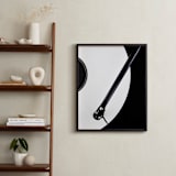 "Silent Disco" - Art Print in High Contrast White and Black Color image by Anika - In a Room