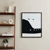 "River Stix" - Art Print in Snow by Robin Ott - In a Room