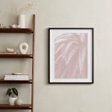 "Soft Palm Top" - Art Print in blush pink by Owl and Toad - In a Room