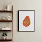 "Papaya" - Art Print in Papaya by Anupama - In a Room