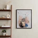 "Divide #6" - Art Print in glacial blue by Christine Olmstead - In a Room