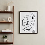 "She is" - Art Print in white by Svitlana Martynjuk - In a Room