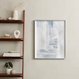 "when in santorini." - Art Print in azurite by silverscreen studio - In a Room