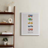 "lets go" - Personalized Art Print in Cloud by peetie design - In a Room