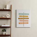 "Near or Far" - Personalized Art Print in Sunset by Laura Hankins - In a Room