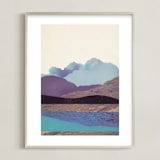 "Peaceful Valley" - Art Print in Mountain Mist by Field and Sky - Framed