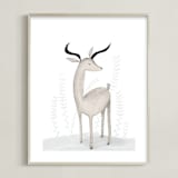 "In a daydream" - Art Print in Woodlands dawn by Maja Cunningham - Framed
