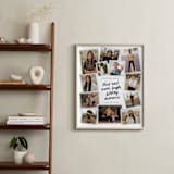 "Grad Collage II" - Framed Photo in White by Minted - In a Room