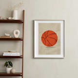 "Let us play basketball" - Art Print in Indoor Court by Susanne Kasielke - In a Room