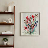 "Floral 2" - Art Print in Red by Aspa Gika - In a Room