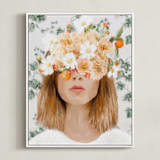 "Ophelia" - Art Print in Ivy by Marabou Design - Framed Canvas