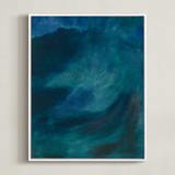 "Transitioning" - Art Print in Lake by Manuela BK - Framed Canvas