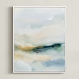 "Sea Mood II" - Art Print in Sea by Lindsay Megahed - Framed Canvas