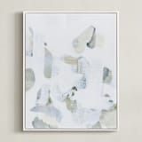 "Fragment" - Art Print in Moss by Ashleigh Ninos - Framed Canvas