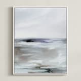 "Sweeping Azure II" - Art Print in Azure by Nicoletta Savod - Framed Canvas