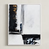 "The Juncture" - Art Print in Ink by Jeannine Chanin Penn - Framed Canvas