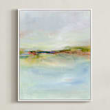 "Scenic" - Art Print in sky by Lindsay Megahed - Framed Canvas