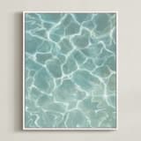 "Poolside" - Art Print in Poolside by Laura Browning - Framed Canvas