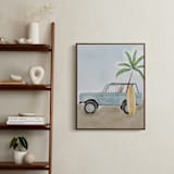 "Beach Cruiser" - Art Print in Seaside by Vilija - In a Room