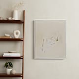 "Spring Abstract Diptych II" - Art Print in Cream by Caryn Owen - In a Room