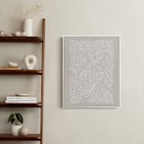 "Watery Patchwork" - Art Print in Coastal Drift by Jayne Alfieri - In a Room