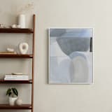 "Construct 3" - Art Print in Soft Blues by Ashleigh Ninos - In a Room