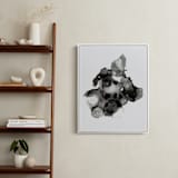 "Single Plasma" - Art Print in Monochrome by AT ORIGINALS - In a Room