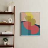 "The Climb" - Art Print in Coral by Christina Flowers - In a Room