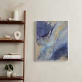 "Olympia Rises" - Art Print in Indigo by Julia Contacessi - In a Room
