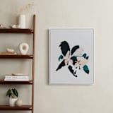 "Botanical Series #4" - Art Print in Dark blue by Caryn Owen - In a Room