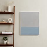 "Calm At Sea" - Art Print in Tranquil Blue by Amanda Phelps - In a Room
