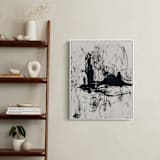 "Tour de Force II" - Art Print in Black and White by Carmen Guedez - In a Room