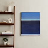 "Deep Blue Bay" - Art Print in Deep Blue Sea by Carol C. Young - In a Room