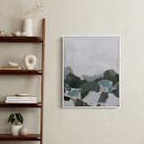 "In the Distance" - Art Print in Aqua by Melanie Severin - In a Room