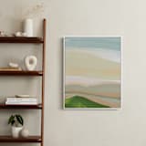 "Hills from Home" - Art Print in Pasture Green by Inkblot Design - In a Room