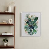 "Emerald Gems" - Art Print in Emerald Green by Yao Cheng Design - In a Room