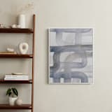 "Piping 3" - Art Print in Gray Tones by Kim Colthurst Johnson - In a Room