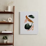 "Calm Forest No.18" - Art Print in Forest Green by Cait Courneya - In a Room